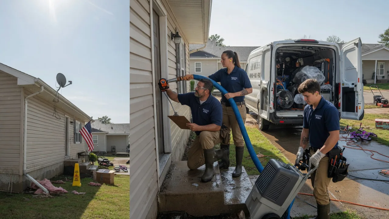 Ceiling Water Damage Restoration in Chaseley, ND near me